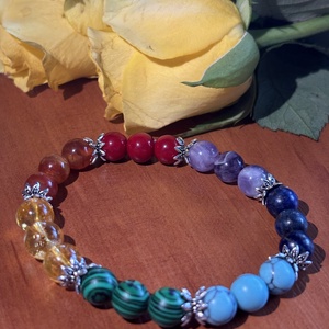 Csakra karkötő - Meska.hu