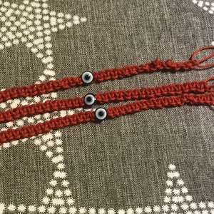 Kék szem- rontás elleni karkötő, Ékszer, Karkötő, Ásványkarkötő, Ékszerkészítés, MESKA