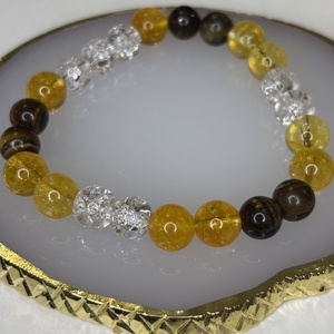 Gyomorproblémák elleni karkötő - ékszer - karkötő - ásványkarkötő - Meska.hu