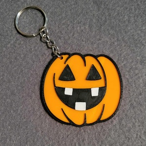 Halloween tök kulcstartó  3D nyomtatott kézműves ajándék - Meska.hu