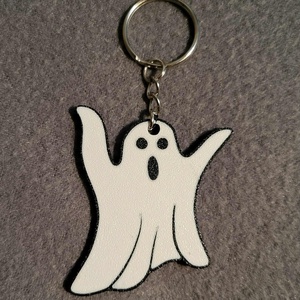 Halloween szellem kulcstartó  3D nyomtatott kézműves ajándék - Meska.hu