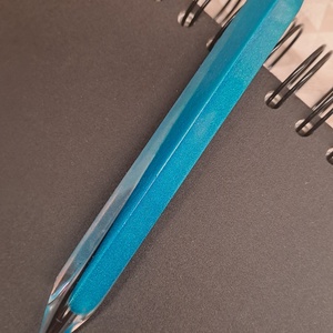 Epoxy kék csillogó toll - otthon & életmód - papír, írószer - ceruza & toll - Meska.hu