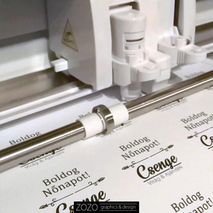 Egyedi matrica öntapadós termékcímke tervezés készítés nyomtatás vágás - grafika logo termékcímke dekormatrica - otthon & lakás - papír írószer - matrica, matrica csomag - Meska.hu