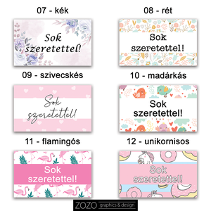 Egyedi beszúró tábla termékkísérő köszönő köszöntő üdvözlő információs promóciós reklám kártya táblácska ajándék grafika - otthon & életmód - papír, írószer - Meska.hu