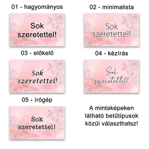 Egyedi beszúró tábla termékkísérő köszönő köszöntő üdvözlő információs promóciós reklám kártya táblácska ajándék grafika - otthon & életmód - papír, írószer - Meska.hu