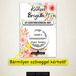 Kaparós sorsjegy bármilyen szöveggel - vicces bejelentő apa nagymama nagypapa leszel tanú koszorúslány felkérő babaváró - művészet - grafika & illusztráció - Meska.hu