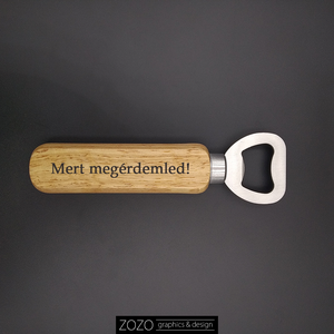 Lézergravírozott sörnyitó sörbontó egyedi ajándék férfinak férfiaknak fiúnak karácsonyi születésnapi névnapi - otthon & életmód - konyhafelszerelés, tálalás - italos kellékek - sörnyitó - Meska.hu