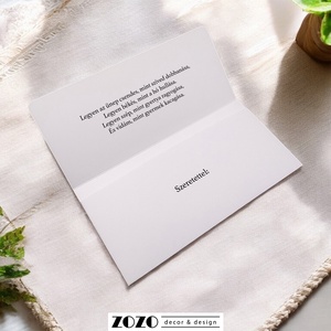 Karácsonyi pénzátadó boríték egyedi személyre szabható - esküvő - emlék & ajándék - nászajándék - esküvői pénzátadó boríték, kártya - Meska.hu