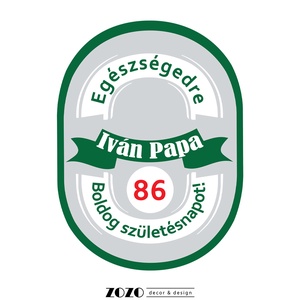 Söröscímke egyedi szöveggel felirattal kérhető öntapadós címke üvegre születésnapra névnapra évfordulóra apák napjára - otthon & életmód - papír, írószer - matrica, matrica csomag - Meska.hu