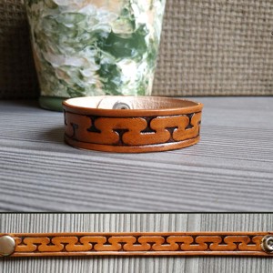 Hullámos sormintás karpánt - ékszer - karkötő - Meska.hu