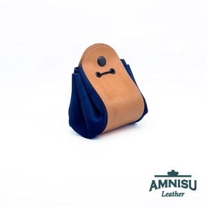 Bézs - sötétkék bőr 2in1 szütyő és kockatálca M3019-6001, Játék & Sport, Szerepjáték, , MESKA