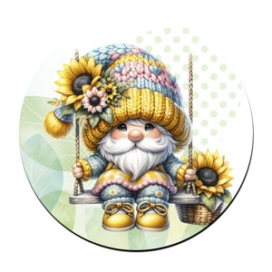 Szép szemű hintázó napraforgós manó mintás bögre alátét, , , MESKA