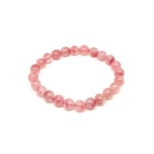 Thulit kvarccal golyó karkötő 89 mm, Ékszer, Karkötő, Ásványkarkötő, , MESKA