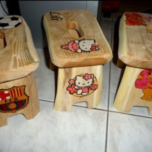 Mese sámli  - otthon & életmód - babaszoba, gyerekszoba - gyerek szék, sámli - Meska.hu