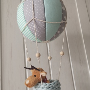 Hőlégballon gyerekszoba dekoráció  - otthon & életmód - babaszoba, gyerekszoba - babaszoba dekoráció - Meska.hu