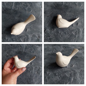 Kerámia madárka - kellékek & szerszámok - dekorációs kellékek - figurák - Meska.hu