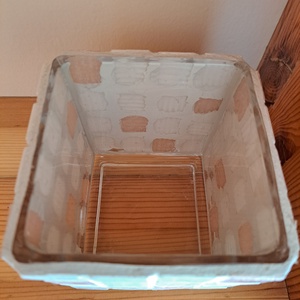Üvegmozaik mécsestartó 10x10 cm - otthon & életmód - gyertya, illat, aroma - mécses és mécsestartó - Meska.hu