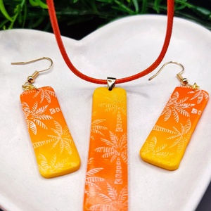 Naplemente szett, Ékszer, Ékszerszett, Ékszerkészítés, Gyurma, MESKA