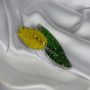 Tulipán bross - ékszer - kitűző és bross - kitűző - Meska.hu