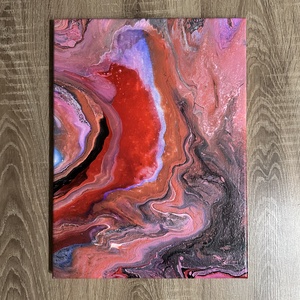 Akril �kavalkád fluid art festmény - művészet - festmény - akril - Meska.hu