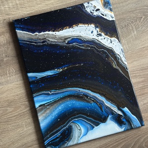 �Galaxis akril festmény - művészet - festmény - akril - Meska.hu
