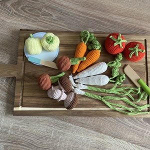 Horgolt zöldség csomag / babakonyha - Meska.hu