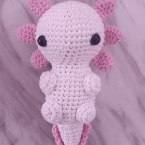 Horgolt Axolotl - Meska.hu