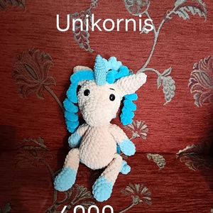 Horgolt unikornis, Játék & Sport, Plüssállat & Játékfigura, Unikornis, Horgolás, MESKA