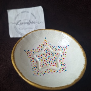 Karácsonyi tálka, mécsestartó, ékszertartó - Meska.hu