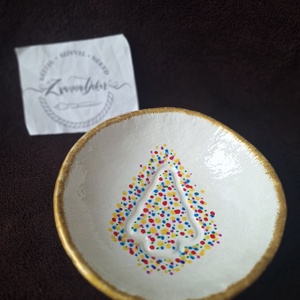 Karácsonyi tálka, mécsestartó, ékszertartó - Meska.hu