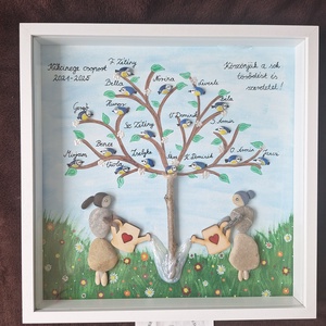 Bölcsis,ovis búcsúajándék a gondozóknak  - otthon & életmód - dekoráció - kép & falikép - kavics kép - Meska.hu