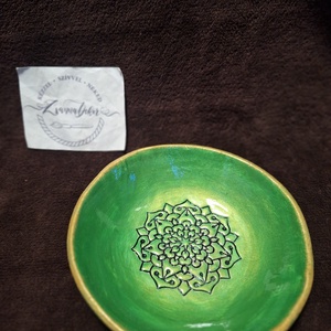 Mandala mintás ékszertartó, tálka, mécsestartó - ékszer - ékszertartó - ékszertartó tál - Meska.hu