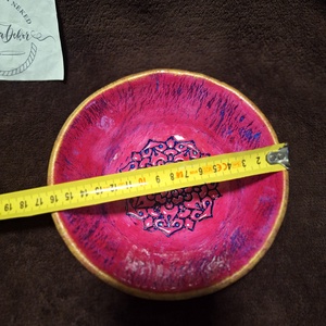 Mandala mintás ékszertartó, tálka, mécsestartó - ékszer - ékszertartó - ékszertartó tál - Meska.hu