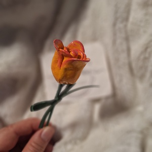 Kerámia virág - otthon & életmód - virágdekoráció - virágok - szálas virág - Meska.hu