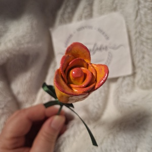 Kerámia virág - otthon & életmód - virágdekoráció - virágok - szálas virág - Meska.hu