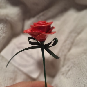 Kerámia virág - otthon & életmód - virágdekoráció - virágok - szálas virág - Meska.hu