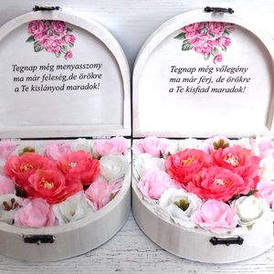 2db Szöveges szőköszöntő ládika -  - Meska.hu