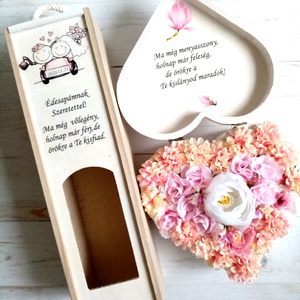 Ma még Menyasszony, vőlegény garnitűra - esküvő - emlék & ajándék - szülőköszöntő ajándék - Meska.hu