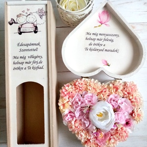 Ma még Menyasszony, vőlegény garnitűra - esküvő - emlék & ajándék - szülőköszöntő ajándék - Meska.hu