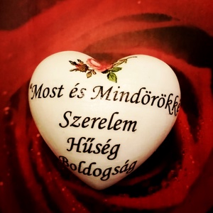 Motivációs szív - otthon & életmód - dekoráció - Meska.hu