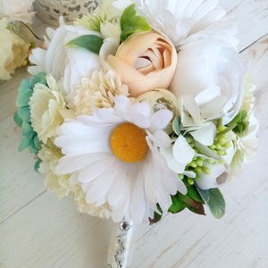 Tavasz tündér margaréta csokor - esküvő - menyasszonyi- és dobócsokor - Meska.hu