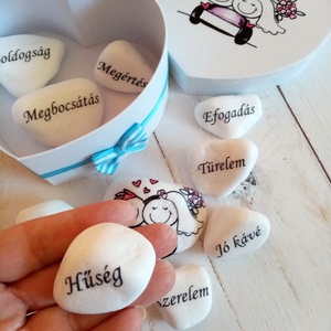 Jó Házasság alapkövei nászajándék - esküvő - emlék & ajándék - nászajándék - Meska.hu