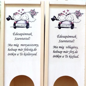 Bortartó - esküvő - emlék & ajándék - szülőköszöntő ajándék - Meska.hu