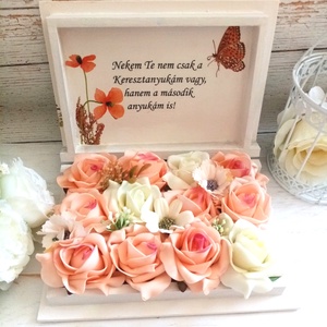 Keresztszülőknek köszönőajándék - esküvő - emlék & ajándék - szülőköszöntő ajándék - Meska.hu
