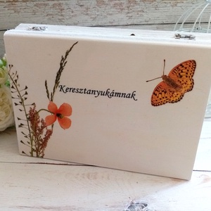 Keresztszülőknek köszönőajándék - esküvő - emlék & ajándék - szülőköszöntő ajándék - Meska.hu