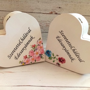 Sziv szülőköszöntők - esküvő - emlék & ajándék - szülőköszöntő ajándék - Meska.hu