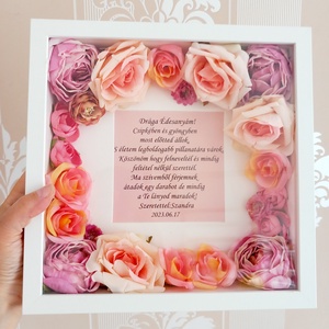 Rózsaszin álom , Esküvő, Emlék & Ajándék, Szülőköszöntő ajándék, Virágkötés, MESKA