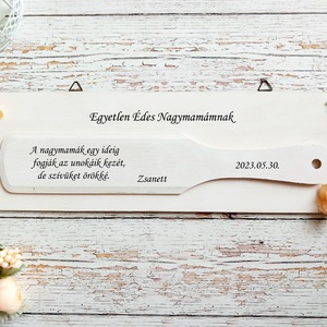 Nagymama fakanál köszönő ajándék - esküvő - emlék & ajándék - köszönőajándék - Meska.hu