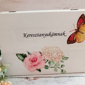 Keresztszülőknek köszönőajándék - esküvő - emlék & ajándék - szülőköszöntő ajándék - Meska.hu