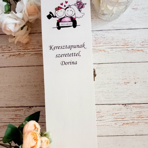 Keresztszülőknek köszönőajándék - esküvő - emlék & ajándék - köszönőajándék - Meska.hu